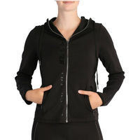 Produktbild von Topreiter Hoodie Eldey Pullover für Damen aus Nylon in Schwarz XXL wasserabweisend