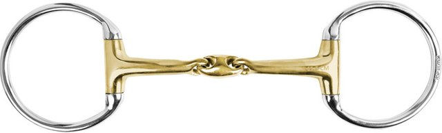 Produktbild von Topreiter Olivenkopfgebiss Iceland doppelt gebrochen aus Edelstahl 14 mm Gold