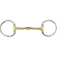 Produktbild von Topreiter Olivenkopfgebiss Iceland doppelt gebrochen aus Edelstahl 14 mm Gold