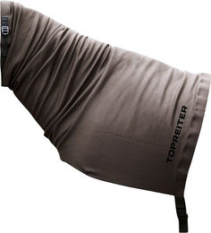 Topreiter Pferdedecke gegen Halsteil-Ekzeme in Beige und Braun aus Polyester – Bild 1 von 3