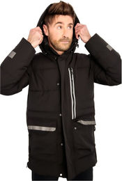 Topreiter Unisex Reitjacke Jökull wasserdicht Winter Schwarz Nylon Größe M – Bild 1 von 5