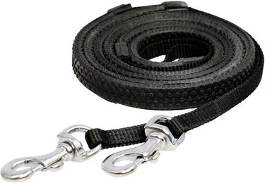 Topreiter Zügel Sport aus Nylon in Schwarz 240 cm – Bild 1 von 2