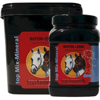 Produktbild von topteam Biotin + Zink Ergänzungsfutter Pulver für Haut & Fell 1 kg