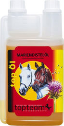 Produktbild von topteam Mariendistelöl Einzelfuttermittel 1 l