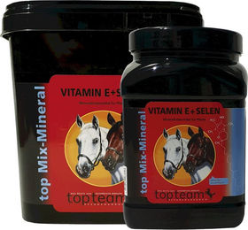 Produktbild von topteam Vitamin E + Selen Nahrungsergänzung Pulver für Sport und Leistung 3 kg