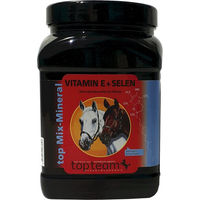 Produktbild von topteam Vitamin E + Selen Nahrungsergänzung Pulver zur Unterstützung des Immunsystems 1 kg