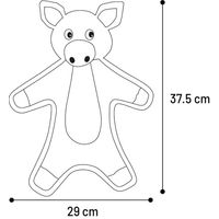 Produktbild von Torres Flamingo Hundespielzeug aus Plüsch in Grün