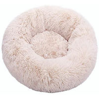 Produktbild von TPFLiving Hundekorb und Katzenkörbchen aus Baumwolle in Beige für erwachsene Tiere