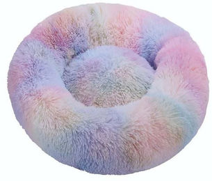 Produktbild von TPFLiving Tierkorb aus Baumwolle als Hundebett und Katzenkörbchen in verschiedenen Farben mit 60cm bis 100cm Durchmesser