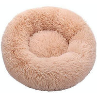 Produktbild von TPFLiving Tierkorb aus Baumwolle und Plüsch als Hundebett oder Katzenkörbchen mit 60cm bis 100cm Durchmesser