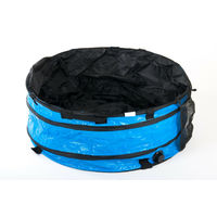 Produktbild von Tragbare Hundebadewanne in Blau 70cm mit integrierter Dusche