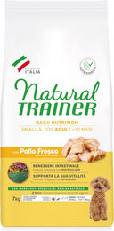 Produktbild von Trainer Hundefutter Adult Small & Toy mit Huhn 7 kg ohne Farb- und Aromastoffe - 7 kg