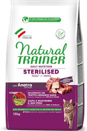 Trainer Katzenfutter Sterilisiert Ente Monoprotein Light Adult 1,5 kg - 1,5 kg – Bild 1 von 6