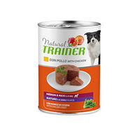 Produktbild von Trainer Natural Adult Med./Maxi Hundefutter Huhn mit Chicorée Pastete 400 g - 400 g