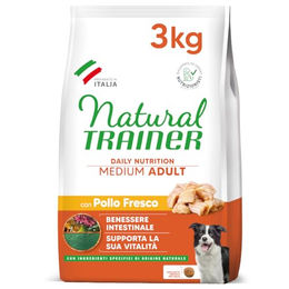 Trainer Natural Medium Hundetrockenfutter mit Huhn und Reis für erwachsene Hunde 3 kg - 3 kg – Bild 1 von 7