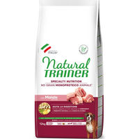 Produktbild von Trainer Natural No Grain Sensitive Trockenfutter für erwachsene Hunde mit Schwein und Kartoffeln getreidefrei Monoprotein 12 kg