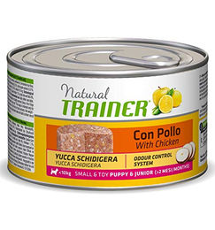 Trainer Natural Paté Small & Toy Puppy & Junior Hundefutter Huhn 12 x 150 g - 12 x 150 g – Bild 1 von 2
