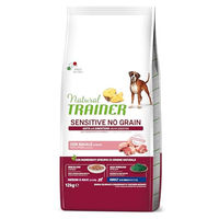 Produktbild von Trainer Natural Sensitive Getreidefreies Hundefutter für erwachsene Hunde mit Schwein Monoprotein 12 kg - 12 kg