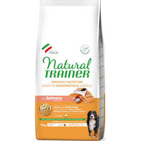 Produktbild von Trainer Natural Sensitive Mature Medium & Maxi Hundefutter mit Lachs für Senioren 12 kg - 12 kg