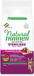 Trainer Natural Sterilised Hundefutter Adult mit Rohschinken 10 kg - 10 kg – Bild 1 von 8