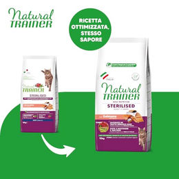 Trainer Natural Sterilised Katzenfutter Adult mit Lachs 10 kg - 10 kg – Bild 1 von 6