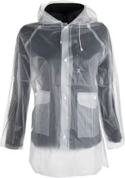 Transparente HKM Reitjacke Unisex Weiß Waterproof Größe 4XL – Bild 1 von 1