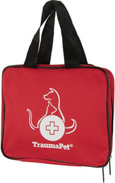 TraumaPet Tierpflegeset aus Polyester in Rot für Hunde, Katzen und Pferde – Bild 1 von 3