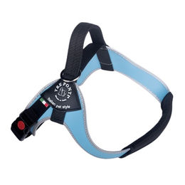 Produktbild von Tre Ponti Brio Geschirr Blau Waterproof Polyester Größe L für mittelgroße und große Hunde