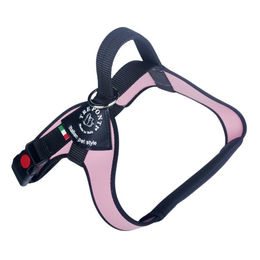 Produktbild von Tre Ponti Brio Geschirr TP840 Rosa mit schwarzem Rand Größe XXL