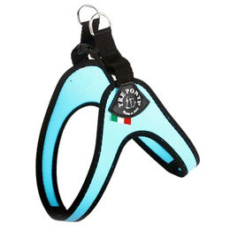 Tre Ponti Easy Fit Classic Hundegeschirr aus Nylon mit Click-Verschluss Blau Schwarz – Bild 1 von 4