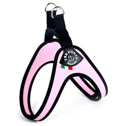 Tre Ponti Easy Fit Classic Hundegeschirr mit Click-Verschluss Rosa Schwarz für kleine Rassen – Bild 1 von 2