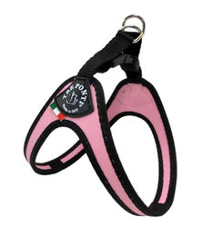 Tre Ponti Easy Fit Classic Hundegeschirr mit Click-Verschluss Rosa Schwarz Gr. 2.5 – Bild 1 von 2