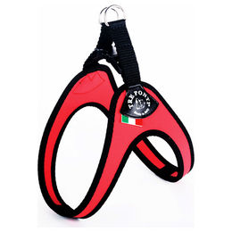 Tre Ponti Easy Fit Classic Hundegeschirr mit Click-Verschluss Rot Schwarz Gr. 3 – Bild 1 von 2
