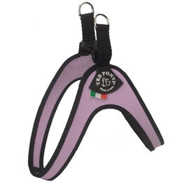 Tre Ponti Easy Fit Classic Hundegeschirr mit Klickverschluss lila-schwarz Größe 1,5/30-35 cm – Bild 1 von 2