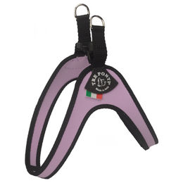 Tre Ponti Easy Fit Classic Hundegeschirr mit Klickverschluss Lila-Schwarz Größe 4 (52-55 cm) für kleine Rassen bis 14 kg – Bild 1 von 2