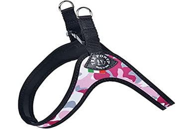 Produktbild von Tre Ponti Easy Fit Fix Hundegeschirr Mini Rosa Camouflage Größe S aus Polyester