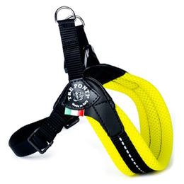 Produktbild von Tre Ponti Easy Fit Mesh Classic Hundegeschirr Neon Gelb Größe 3.5 für kleine Rassen