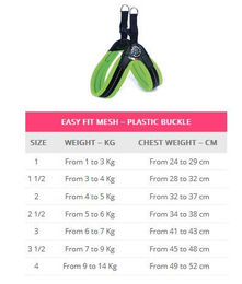 Produktbild von Tre Ponti Easy Fit Mesh Penny Hundegeschirr America-Camouflage Größe 1,5 mit Click-Verschluss