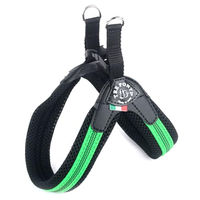 Produktbild von Tre Ponti Easy Fit Soft Mesh Fluo Pop Halsband mit Click-Verschluss Grün Größe 1