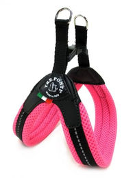 Tre Ponti Easy Fit Soft Mesh Hundegeschirr aus Nylon rosa Größe 1 für Welpen und kleine Hunde wasserabweisend – Bild 1 von 2