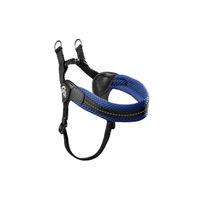 Produktbild von Tre Ponti Easy Fit Soft Mesh Hundegeschirr Blau Grösse 3 mit verstellbarem Bauchgurt für kleine Rassen 44-60 cm