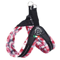 Produktbild von Tre Ponti Easy Fit Soft Mesh Hundegeschirr Camouflage Camou-Pink mit Click-Verschluss für kleine Rassen