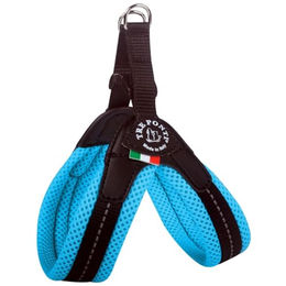 Produktbild von Tre Ponti Easy Fit Soft Mesh Hundegeschirr mit Click Verschluss Blau Gr. 1 für bis zu 3kg