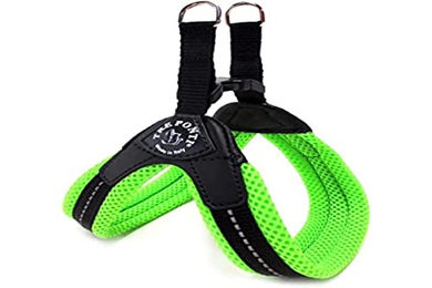 Tre Ponti Easy Fit Soft Mesh Hundegeschirr mit Click-Verschluss Grün Größe 1½ – Bild 1 von 2