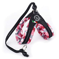 Produktbild von Tre Ponti Easy Fit Soft Mesh Hundegeschirr mit Kordelzug Camouflage Pink Größe 2.5