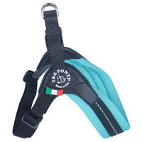 Produktbild von Tre Ponti Easy Fit Soft Mesh Hundegeschirr mit verstellbarem Bauchgurt und Click-Verschluss Menta Gr. 3.5 für kleine Rassen