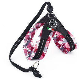 Tre Ponti Easy Fit Soft Mesh Sicherheitsgeschirr für Welpen Mini mit Kordelzug Camouflage Camou-Pink Größe 2 – Bild 1 von 7
