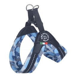 Produktbild von Tre Ponti Easy Fit Soft Mesh Sportgeschirr Camouflage Blau Größe XS
