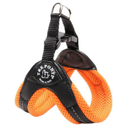 Tre Ponti Easy Fit Soft Mesh Sportgeschirr für kleine Hunde mit Click-Verschluss Orange Größe 1 – Bild 1 von 2