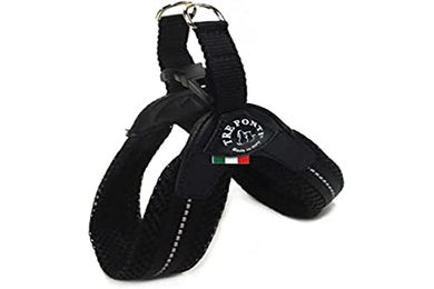 Tre Ponti Easy Fit Soft Mesh Sportgeschirr für kleine Hunde Schwarz Größe 2 – Bild 1 von 2